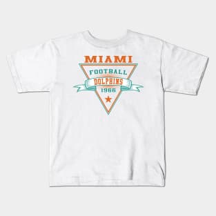 Retro Miami Dolphins Kids T-Shirt